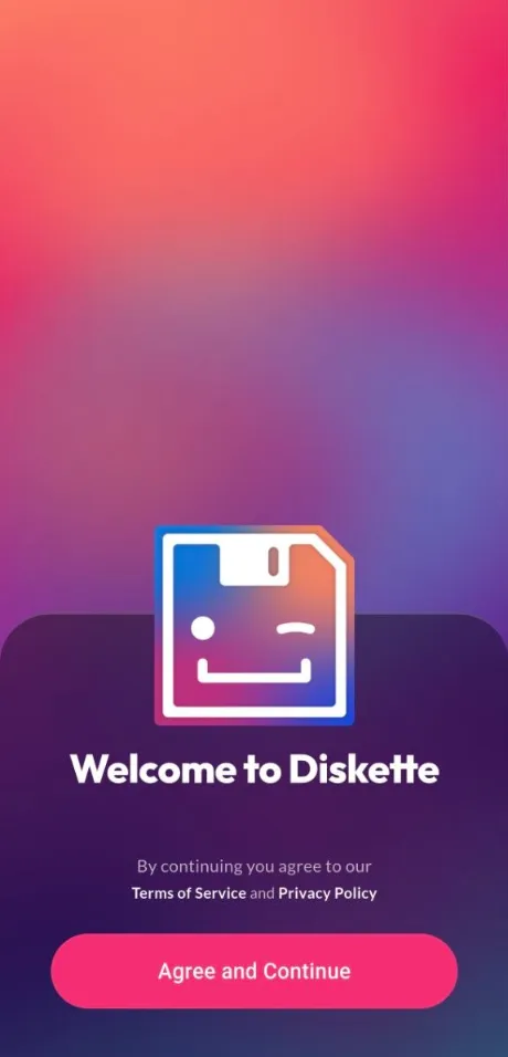 Diskette screenshot